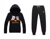 gucci tracksuit for frau france hoodie two dog black